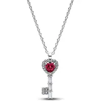 Pandora 394392C01-45 Damen-Halskette Schlüssel Erhabenes Herz