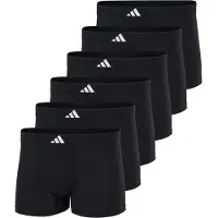 Adidas Originals Herren Boxershorts, 6er Pack - Active Micro Tech, Trunks, Logo, einfarbig