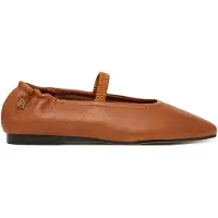 Tommy Hilfiger Ballerinas Soft Leather Ellastic Ballerina FW0FW09245 Braun 40