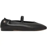 Tommy Hilfiger Ballerinas Soft Leather Ellastic Ballerina FW0FW09245 Schwarz 36