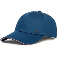 Tommy Hilfiger Baseball Cap "TH CORPORATE COTTON 6 PANEL CAP" mit dezentem Logo-Pin über dem Schild