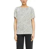 Comma Shirtbluse mit Streifen Muster