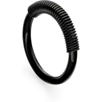Liebeskind berlin Ring - Edelstahl Twist - Gr. 56 - in Schwarz - für Damen