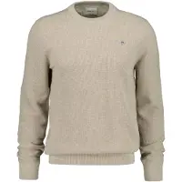 Gant Sweater "Strickpullover MICRO TEXTURED COTTON C-NECK 1er Pack", 1 tlg.