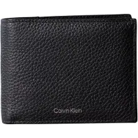 Calvin Klein Geldbörse "FOIL EMBOSS TRIFOLD w/ CARD" Unisex Geldbeutel, Portemonnaie mit Logoschriftzug