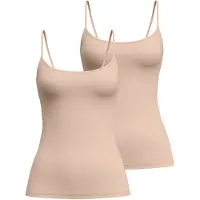 Calida Unterhemd "Unterhemd Sleek Skin Spaghetti Top 2P 2er Pack"