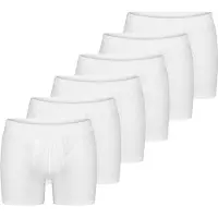 Schiesser Retro Short / Pant Cotton Essentials Authentic in Weiß | Gr.: XXL