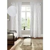 Bruno Banani Gardine "Lynn, 1 Stück, halbtransparent, Scherli" Gr. 3, weiß, B:140cm H:225cm, Scherli, Polyester, Gardinen, Gardine, schöner Schal, Scherli, zeitlos und modern