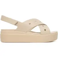 Crocs Sandalen Brooklyn 4U Cross Strap Sandal 212254 Beige