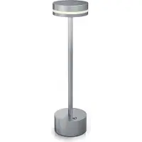 Brandson LED Tischleuchte kabellos, Tischlampe, Nachttischlampe, stufenlos dimmbar, 3 Lichtfarben, Akku, Touch, Farbwechsel, mehrere Helligkeitsstufen, USB-C, modern