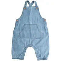 Maximo Schlupfhose Denim-Optik, elastische Beinbündchen, Holzknöpfe, unisex