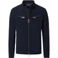 Casamoda Outdoor-Biker-Jacke Stehkragen Zipper Regular Marine 3XL