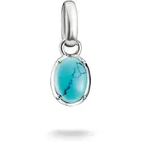 Thomas Sabo Silber Charm Anhänger Geburtsstein Dezember Connect