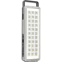 Avizar , Notfalllampe 30 LED 1800 mAh wiederaufladbar, Weiß