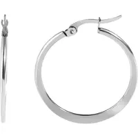 Adelia´s Paar Creolen "Damen Ohrringe – Creole aus Edelstahl" Ideal als Geschenk zum Valentinstag