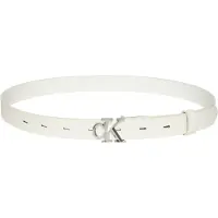 Calvin Klein Ledergürtel "FACTED CK BUCKLE 25MM PEBBLE" Größenverstellbar mit Metallschließe