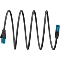 Goobay Ultraflexibles CAT 6A Patchkabel U/UTP, schwarz