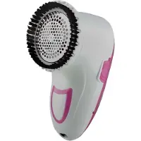 Avizar , Elektrischer Fusselrasierer 2 W Edelstahlklingen, Weiß / Rosa