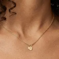 Yoursurprise Initialen kette - Herz - Gold - 1 Stück