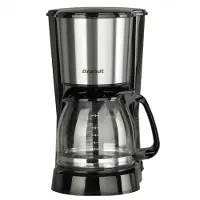 Brandt CAF815X, Filterkaffeemaschine, 1,5 l, Gemahlener Kaffee, 800 W, Schwarz, Edelstahl