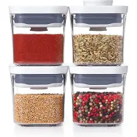 Oxo Vorratsbehälter Good Grips POP Mini Quadrat (4er-Set)