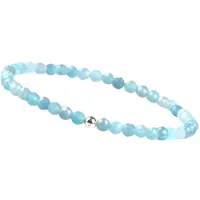 GOOD.designs Perlenarmband in Aquamarin | Gr.: onesize