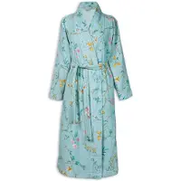 Pip studio Bademantel Les Fleurs Blue Damen-M
