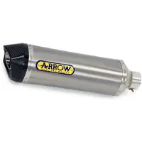 Arrow Race-tech Titanium With Carbon End Cap Ktm 790 Duke ´18-20 Nicht Homologierter Schalldämpfer