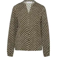 Comma Blouses Army Green Größe: 36 | Business hemden Outlet | Damen | Grün