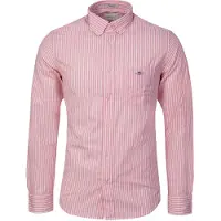 Gant Hemd Herren Reg Classic Poplin Stripe Shirt Washed Pink-M
