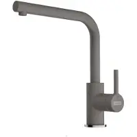 Franke LINA L, Standard, Grau, Messing, Hebelgriffe, Einzelbild, Stone grey