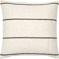 Broste Copenhagen - Sigrid Kissenbezug, 50 x 50 cm, hellbeige / schwarz