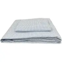 Town & Country Bettwäsche Newport Stripe Blue Baumwolle-140 x 220 cm