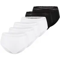 Triumph Midi Slip Damen Modal schwarz, L 839147-0008-09940