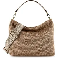 Abro Kaia Raffia - Beuteltasche 32 cm (siena)