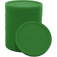 Combicraft Vorteilspack: Kunststoff Wertmarken Grün 23mm Durchmesser - Pack mit 1000 Stück