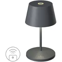 Villeroy & Boch Seoul RC LED-Akkuleuchte-Anthrazit-mit LED (2200K/3000K)
