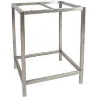 Stern Stehtischgestell Edelstahl 80x80 cm