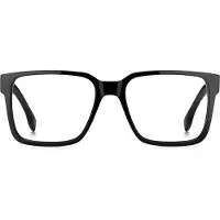 BOSS Brillenfassung aus schwarzem Acetat mit Logo-Plakette Grösse ONESI