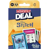 Hasbro Monopoly Deal Stitch Edition, 8 Jahr(e), 15 min