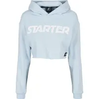 Urban Classics Ladies Starter Cropped Hoody Icewaterblue Größe: XL | Kaputzenpullis Outlet | Damen | Blau