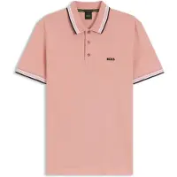 BOSS für Herren. 50469055 Polo Paddy rosa (M), Lässig, Baumwolle, Kurzarm