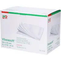 Kohlpharma GmbH Vliwasoft Vlieskompressen Steril 10x10 Cm 6l. 50X2 St