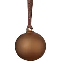 Blomus JUHLA Weihnachtsschmuck L rustic brown 9cm 2tlg