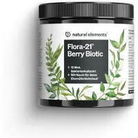 Natural Elements Flora-21 Berry Biotic - 240 g Pulver_für 30 Tage / Erdbeer