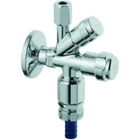 GROHE Eggemann WAS-Kombieckventil DN 15 mit Belüfter chrom - 41082000