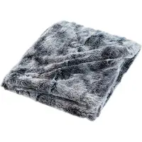 Douceur d'intérieur Superweiche Kuscheldecke in luxuriöser Felloptik, 125 x 150 cm, Grau
