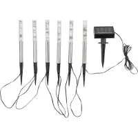 Huismerk Solar-LED-Leuchten mit Blasen-Design 6 Stk.