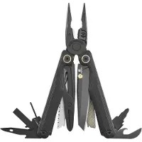 Leatherman Wave Alpha Obsidian 833334 Black DLC MagnaCut, Black G10, Multitool