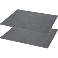 Casativo 2er-Set Servierplatte für Cheeseboard, Nachtisch Schieferplatte